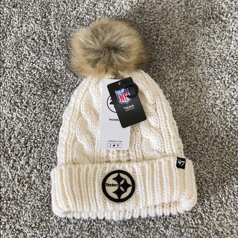 Tags Attached Pittsburgh Steelers Beanie
